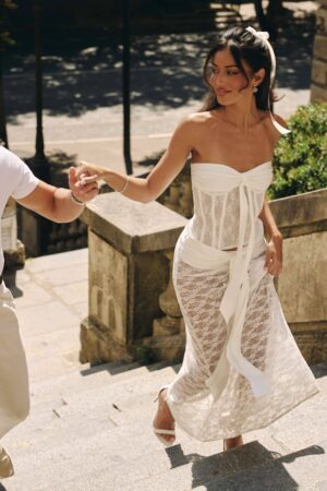 AMORA MAXI SKIRT WHITE