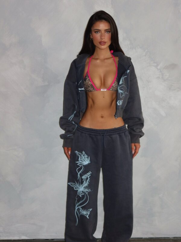 NYA CROPPED HOODIE VINTAGE NAVY - Image 8