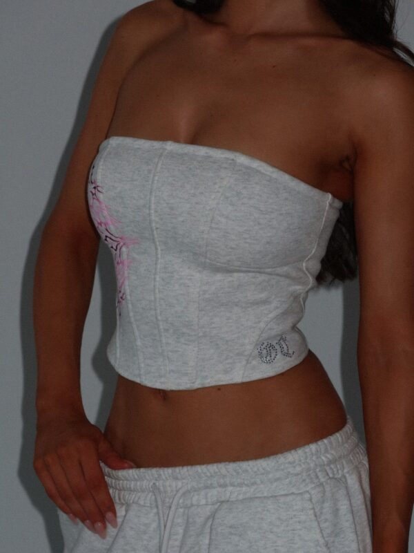 PARSON CORSET TOP GREY - Image 4